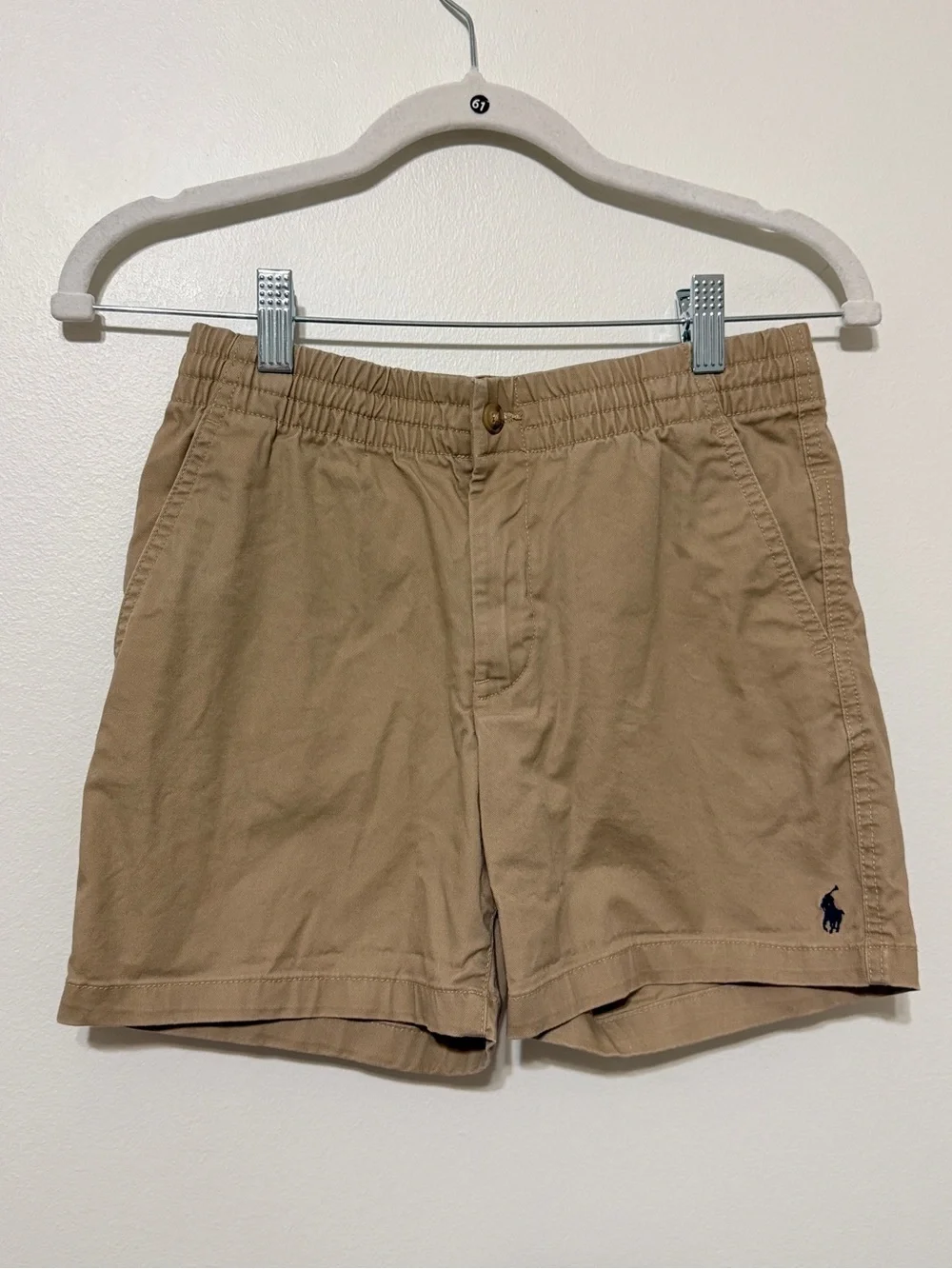 Polo Ralph Lauren Khaki Prepster Flex Abrasion Twill Short Boys Size 12